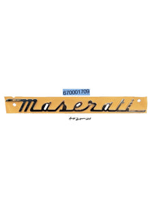 SCHRIFTZUG MASERATI HINTEN