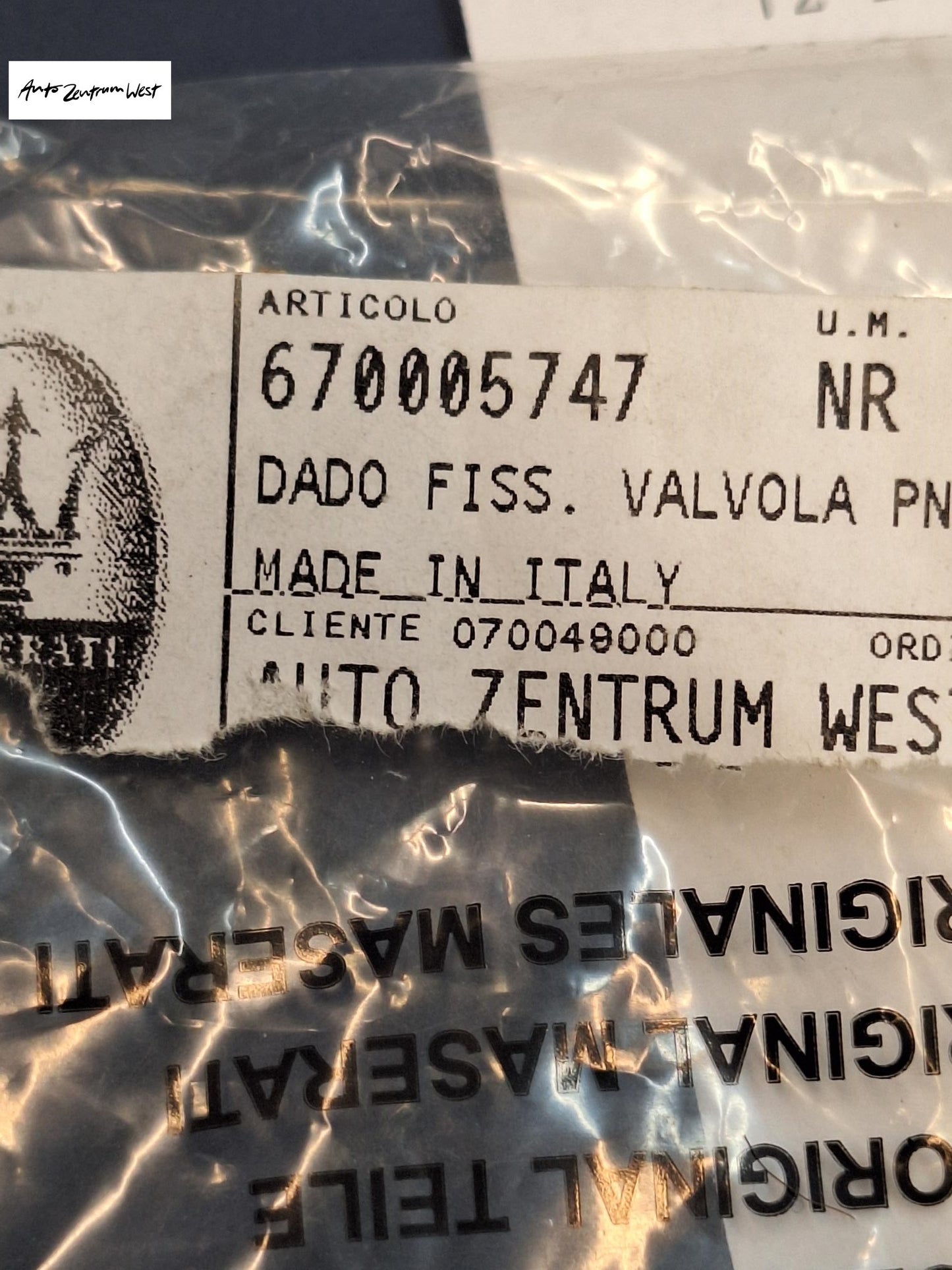 MUTTER ZU REIFENDRUCKSENSOR