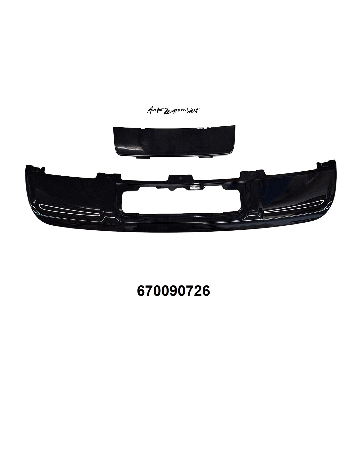 REAR SKID PLATE BLACK PIANO FINISHING