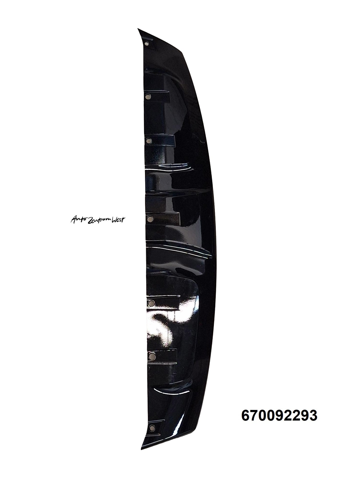 FRONT SKID PLATE BLACK PIANO FINISH