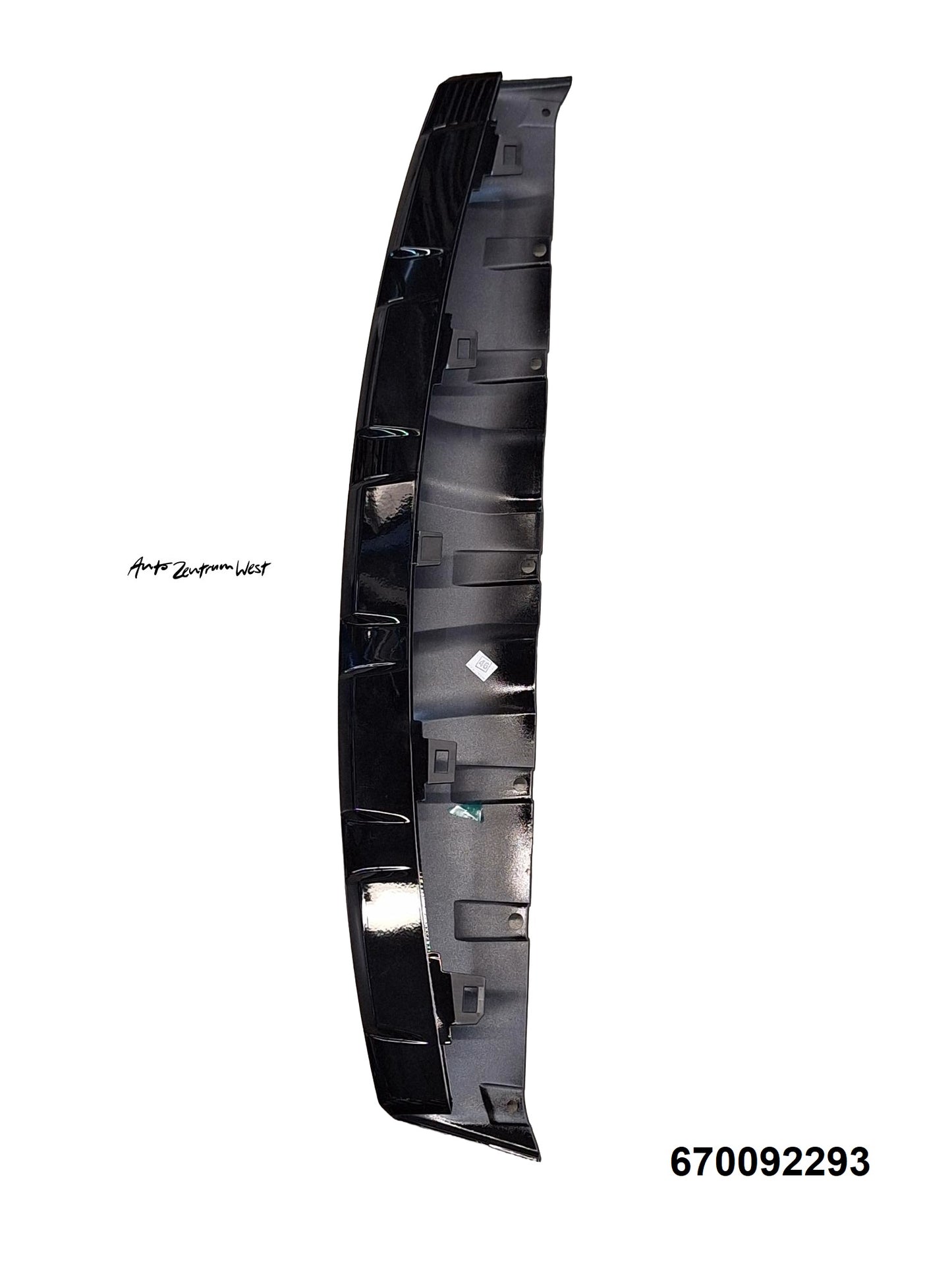 FRONT SKID PLATE BLACK PIANO FINISH