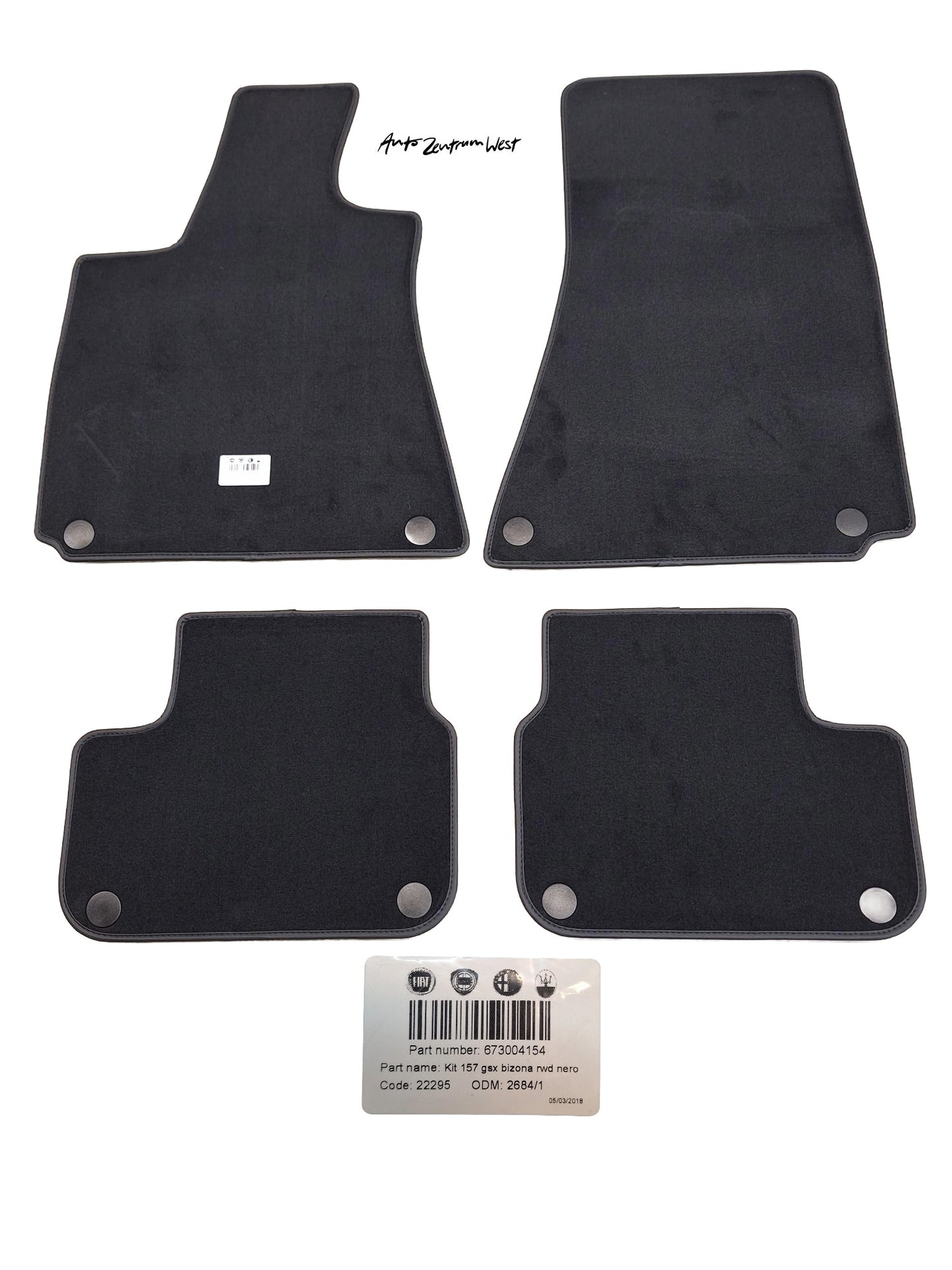 TEPPICHSATZ SCHWARZ M157 RWD
